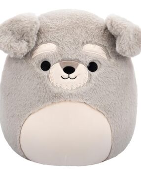 Squishmallows FuzzAMallows Plush Toy Shaun the Schnauzer Dog Rare Exclusive NWT